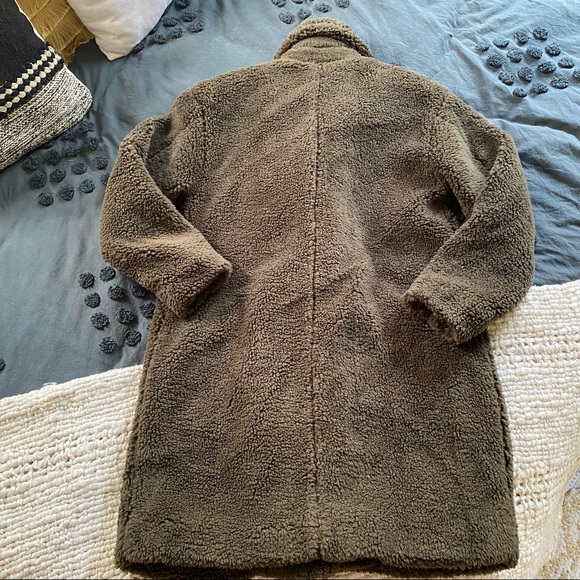Lucky Brand Teddy Fuzzy Double-Breasted Coat - Picture 3 of 6
